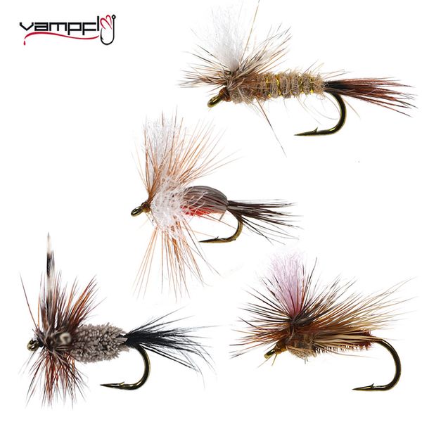 Aas Kunstaas Vampfly Rode Humpy Trout Flies Parachute Onweerstaanbare Droge Vlieg Vastgebonden Met Bronskleurige Prikkelhaak Steelhead Vissen Lokken Aas 230825