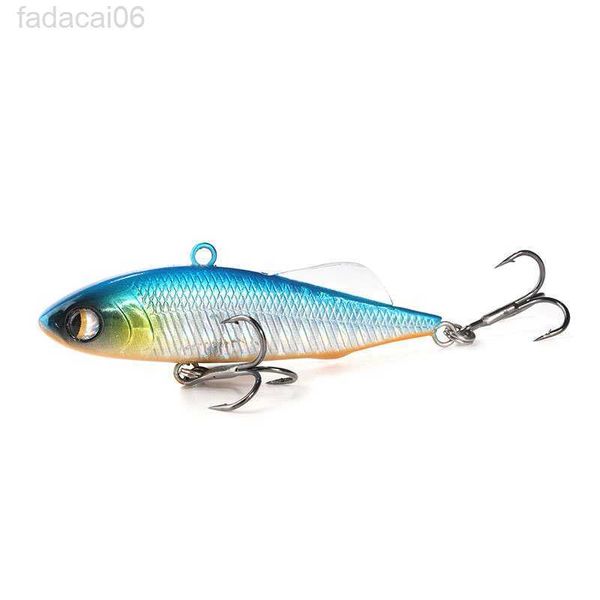 Cebos Señuelos VIB Señuelos de pesca 16g Hoja artificial Metal Hundimiento Spinner Crankbait Vibración Cebo Swimbait Pesca para Bass Lucio Perca Tackle HKD230710