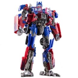 Baiwei Optimu Primal Ko SS32 Transformación Masterpiece Figura Juguetes Comandante Nemesis Prime Studio Series Deformation Car Robot 240516