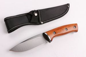 Bak Warriorr rechte vaste mes mes houten handgreep tactische zelfverdediging EDC mescollectie jachtmessen Xmas Gift 03378