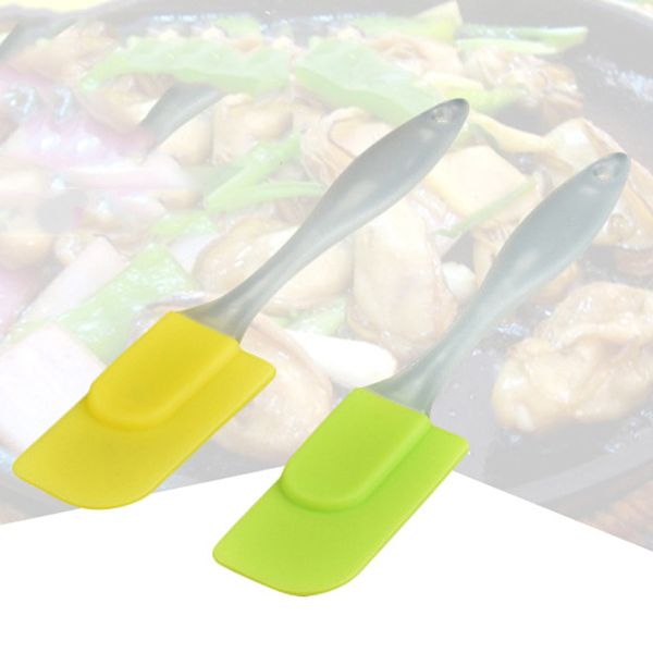 Cuisson Gadget Silicone Souple Spatule Gâteau Beurre Crème Grattoir Haute Température Écologique Plat Spatule Cuisine Outil De Cuisson WVT0529