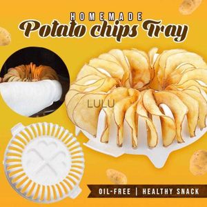 Papas fritas al horno Fabricante Cocinar platos para hornear Saludable Bajo en calorías Horno de microondas Cocina sin grasa Herramientas de pastelería para hornear HKD230828