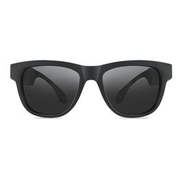 Bakey G1 Bone Conduction Draadloze Bluetooth Smart Bril Sunglasses one-Click Control Stereo Headset Hoofdtelefoon