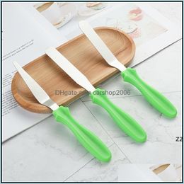 Ustensiles de cuisson Cuisine, Salle à Manger Bar Maison Jardin3Pcs/Lot Acier Inoxydable Gâteau Spata Beurre Outils Polisseur Crème Glaçage Glaçage Couteau Lisse Kitc