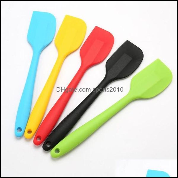 Cocina para hornear, Comedor Bar Home Gardenwedding Candy Color Sile Spata Batter Raspador para herramientas de pastel de copo de nieve Entrega rápida 2021 5V2