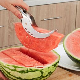 Bakware gereedschap 304 roestvrijstalen watermeloen artefact snijden mes corer fruit en groentekeukenaccessoires gadgets