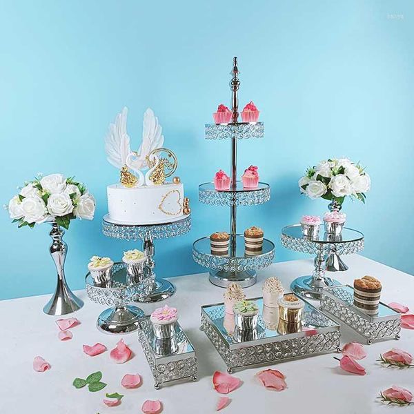 Ustensiles de cuisson 9 pièces supports à gâteaux pour les événements de fête sur les ventes décoration de mariage décorative Table noms d'anniversaire décorations