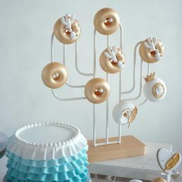 Ustensiles de cuisson Ustensiles de cuisson Cactus En Forme De Gâteau Stand Créatif Donut Affichage De Mariage Européen Dessert Table Boulangerie Partie Décoration