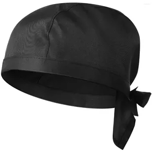 Ustensiles de cuisson Outils Chapeau Chef Hatscapscrub Caps Hommes Cuisine Beanie Kitchenpirate Travail Restaurant Service Mens Cheveux Crânes Blackuniform Catering