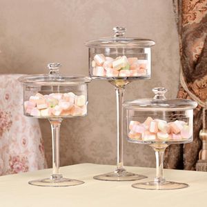 Ustensiles de cuisson maison verre Transparent Cupcake support couverture mariage Dessert affichage barre décoration plaque cuisine accessoires