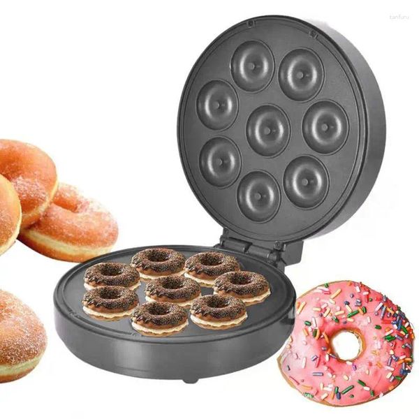 Herramientas para hornear Mini Donut Maker Máquina antiadherente de 8 orificios Fabricación comercial de 1400 W para el hogar