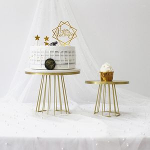 Bakware gereedschap witte cake stand metalen dessert tafellade kerst verjaardagsfeestje macaron cupcake rack voor bruiloft