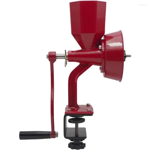 Ustensiles de cuisson WONDERMILL Moulin à grains manuel Red Wonder Junior Deluxe pour grains secs et huileux