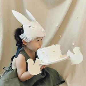 Ustensiles de cuisson YOUZI Présentoir à gâteaux en bois Lapin Écureuil Fête d'anniversaire Porte-plateau pour pique-nique Dessert