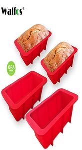 Bakvorm Nieuwe multifunctionele mini siliconenbrood Loaf Cake Mold Non Stick Bakeware Bak Pan Oven Rechthoek1249786