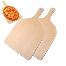 Moldes para hornear 1/2/5 unids Pizza de madera Plato para servir Bandeja de pan Pala de pizza portátil Herramienta de cocina Bandeja de pizza Placa para hornear Herramientas de pastelería 230831