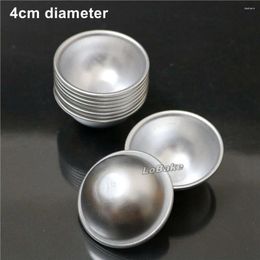 Bakvormen (10 stcs/perceel) 4 cm diameter halfbal vorm aluminium legering pudding jelly ei taartvormen voor doe-het-zelf benodigdheden