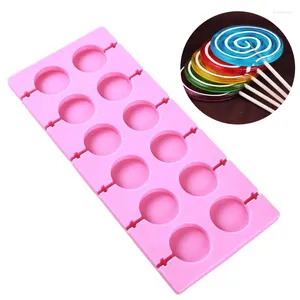 Bakvormen 12-holte ronde siliconen lolly lolly mallen jelly candy cake mal variëteit vormen decoreren vorm bakware