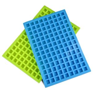 Moldes para hornear 126 Lattice Square Moldes de hielo Herramientas Jelly Baking Silicone Party Mold Decoración Chocolate Cake Cube Tray Candy Kitchen SN4305