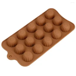 Moules de cuisson 15 moules au chocolat en silicone à boule pour décoration de gâteau Bakewaretools Candy Gummy Tray