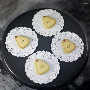 Bakvormen 150x wit ronde kanten papier Doilies cake verpakkingskussen uitgehold voor bruiloftsfeestje verjaardag decoratie