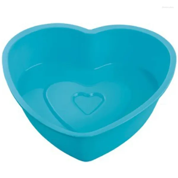 Moules de cuisson 16,2 15 4cm Double coeur en forme de silicone Fondant Gâteau Chocolat Moule Bakingwear Cuisine Outils de bricolage