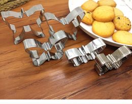 Moules de cuisson 1 SET Animal Fleur Forme Biscuit Moule En Acier Inoxydable Gâteau Outil Cookie Fondant Timbres Cutters Spécialisé PD 005