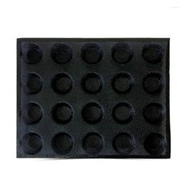 Bakvormen 20-holes siliconen vormstaart T Mini Pizza Model Round Bread Hamburger Nit-Stick Trade Tool