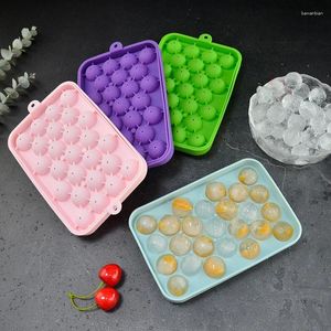 Bakvormen 25 roosters siliconen ijsbalvorm met dekdeuze opbergdoos gemakkelijk te demonstreren home party keuken gereedschap accessoires