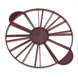 Moules de cuisson 28 cm 10/12 pièces de gâteau de pain rond diviseur de gâteau égal à la tranche de coupe en plastique Marker durable