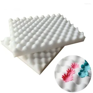 Moules de cuisson 2pcs gâteau fondant sucre fleur éponge tapis outil moule tapis façonnage pâte pâte cuisson mousse tampons de séchage gomme