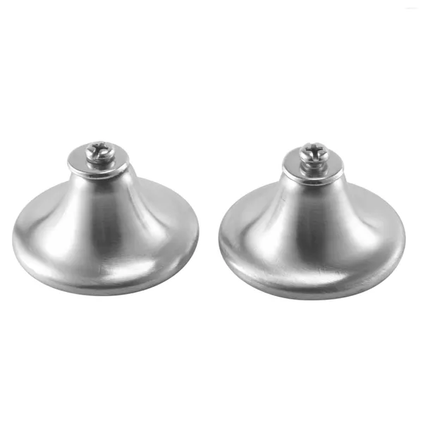 Moules de cuisson 2pcs Bouton de four hollandais Remplacement du couvercle du pot en acier inoxydable pour Le Creuset / Aldi / Lodge Poignée