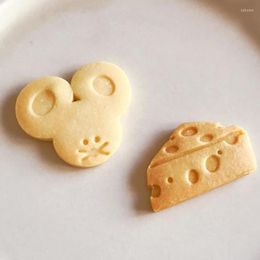 Bakvormen 2 stks/set cartoon muis 3D koekje mal cake cookie cutter set stempel DIY decoratie gereedschappen accessarissen