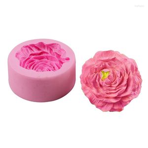 Bakvormen 3D Big Rose Flower Siliconen Mold Cake Chocolade Fondant Bruiloft Decoratie Tool Schimmelgereedschap Sugarcraft