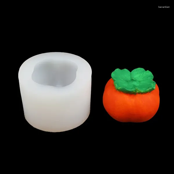 Moules de cuisson 3D Persimmon mu si gâteau moule de silicone à la main