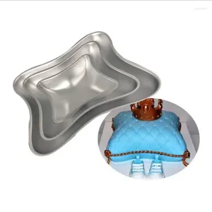 Bakvormen 3 stks/set DIY Home Cake Fondant Mold Aluminium Kussen Grote Bakvormen Accessoires Voor Keuken Gereedschap Decoratie