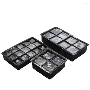 Moules de cuisson 4/6/8/15 GRID BIG GLACE TRAY MOULON BLACK WHISKY GIANT JUMBO Large Silicone Cube Square