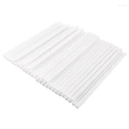 Moules de cuisson 50 pièces en plastique Cake White Cake Dowel Tiles pour la construction et l'empilement à plusieurs niveaux