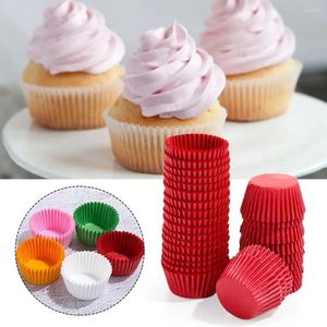 Bakvormen 500/1000 pcs cakepapierbekers mini cupcake voering muffin doos kopje kast mal keuken gebakgereedschap