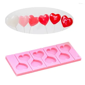 Bakvormen 8-hole hartvorm siliconen lolly lolly chocolade schimmel snoep cake mold gebak bakware decoratie gereedschap soapvormen