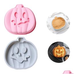 Moules De Cuisson 8 Pouces Sile Mods Creative Outil De Gâteau De Citrouille Effrayant Fournitures De Fête D'halloween Drop Delivery Maison Jardin Cuisine Salle À Manger Ba Dh7N0