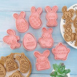 Bakvormen 8x Easter Egg Biscuit Diy Nit-Stick Chocolate Cake S 3 Festival Shop Holiday Home Kitchen