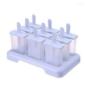 Bakvormen 9 holte siliconen ijs vormen voedsel veilig zomer ijs-lolly mal high-kwaliteit ijslolly lade diy keuken accessoires