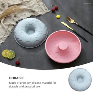 Bakvormen Luchtfriteuse Pan Donutvorm DIY Siliconen Donut Gieten Keukenblad Temperatuurbestendig Antiaanbakbenodigdheden