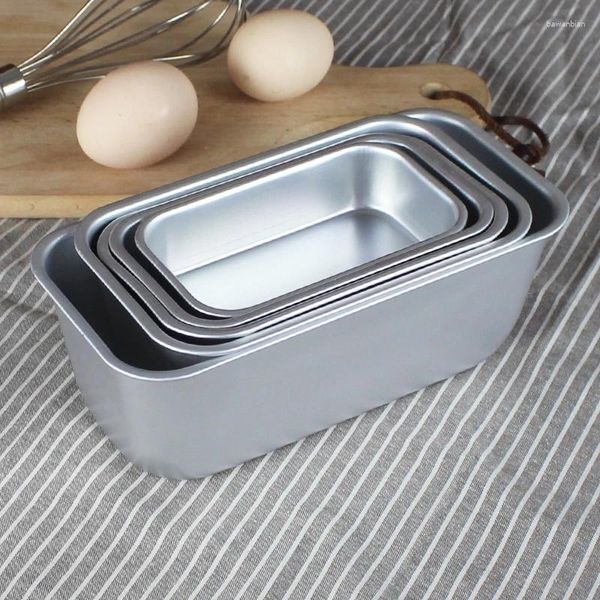 Moules de cuisson en aluminium Pan à gâteau moule à gâteau toast rôti brownie outils de cuisine rectangulaire accessoires