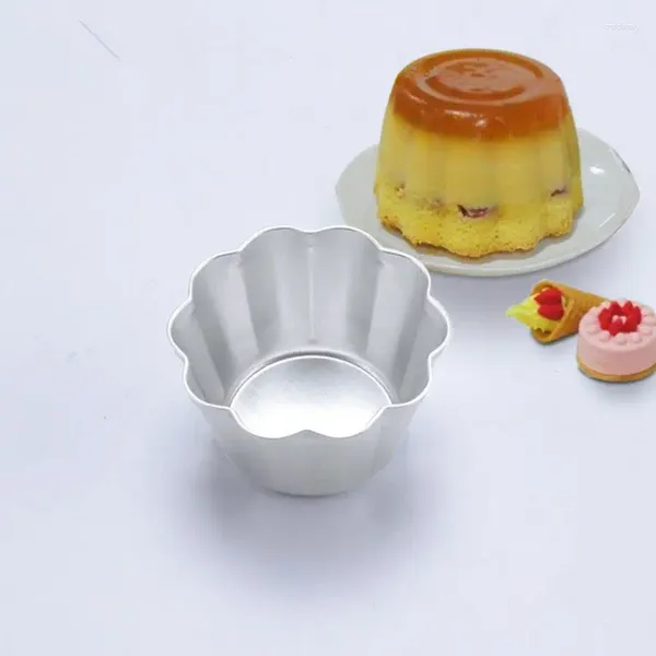 Moules de cuisson en aluminium plat huit fleurs gâteau moule pain pouding et chocolat outils accessoires de cuisine F20233791