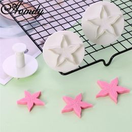 Moules de cuisson Amoliy Pentagram Forme Biscuits Cutter Moule Fondant Gâteau Biscuit Moule Moule de sucre DUCH