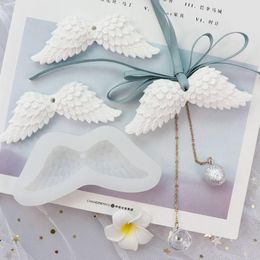 Moules de cuisson Angel Wing Silicone Moule Mode Pendentif DIY Cake Accessoires Creative Outils à main Decorating271S