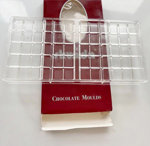 Moules de cuisson Bar treillis Moule à chocolat treillis transparents moule en plastique dur Moules à bonbons de qualité alimentaire Champignons shunda gros