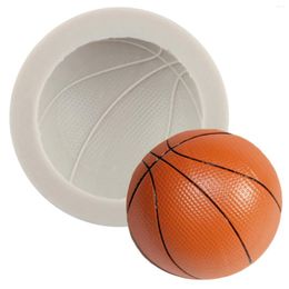 Bakvormen Basketbal Siliconen Mal Cupcake Topper Fondant Mallen Verjaardagsfeestje Taart Decoreren Gereedschappen Chocolade Gumpaste Snoep Schimmel